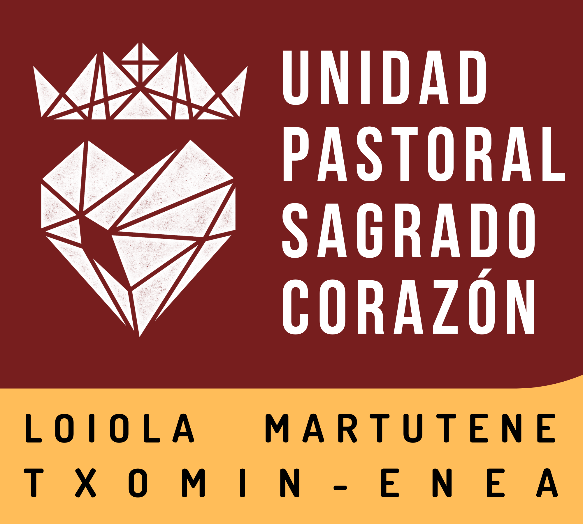 Unidad pastoral Sagrado Corazón Logo